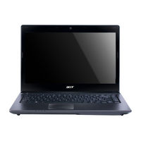 Acer Aspire 4750G Series Quick Manual