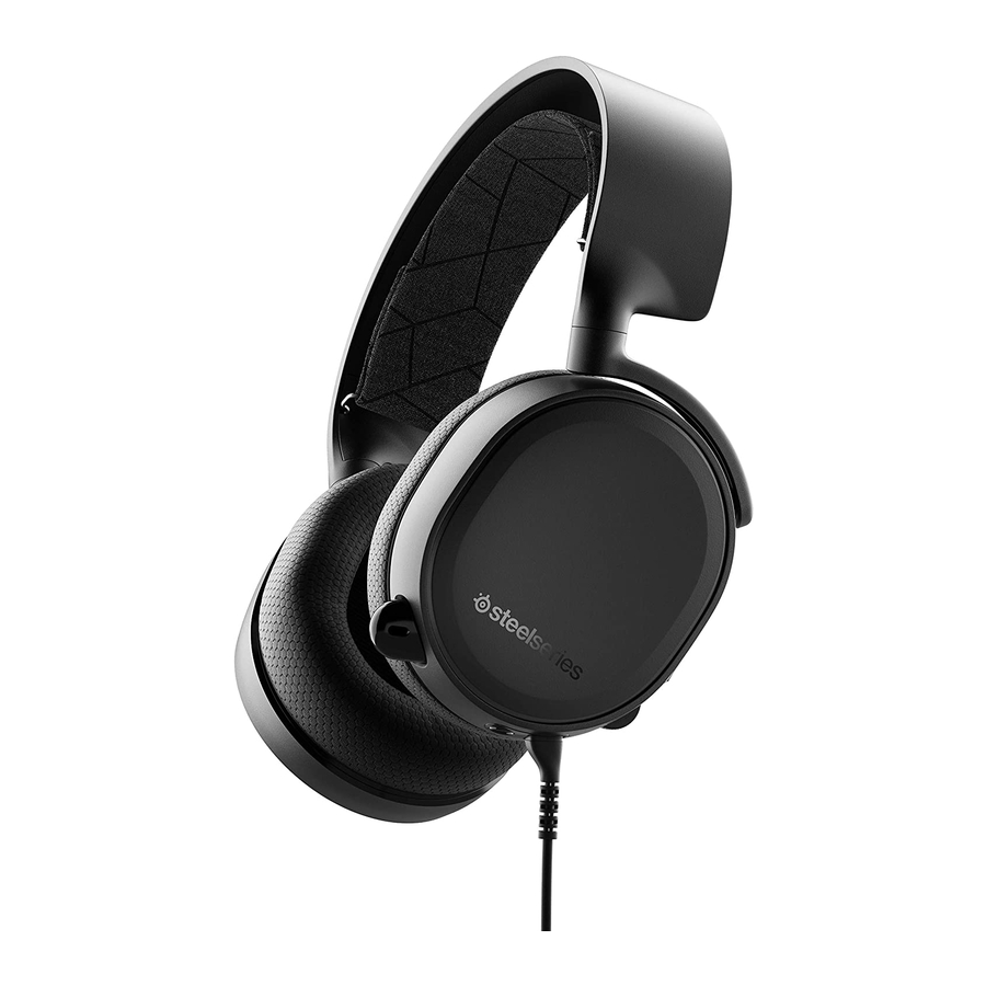 SteelSeries Arctis 3 Bluetooth Manual