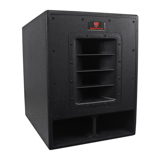Rockville RBG18FA Owner's Manual