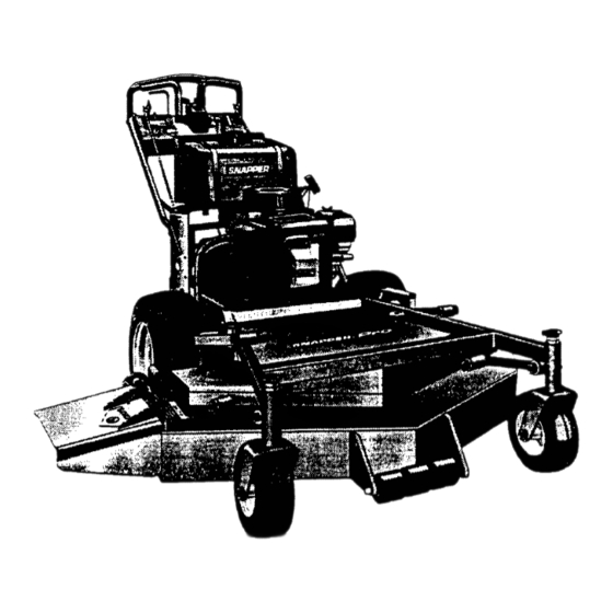 Snapper SPLH151KH Operator's Manual