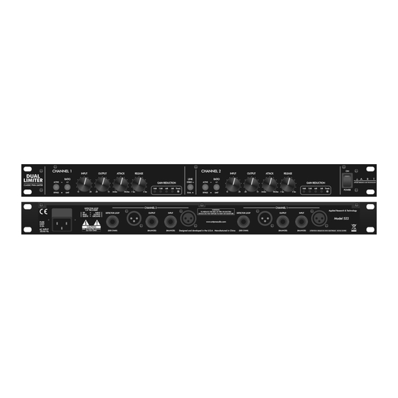 Art DUAL LIMITER User Manual