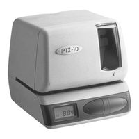 Amano PIX-10 Operation Manual