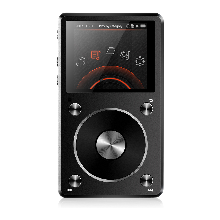 Fiio X5 User Manual