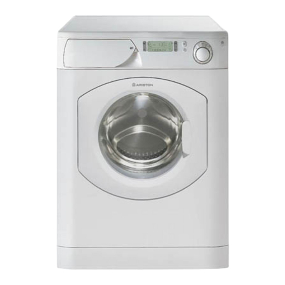 Ariston AVSD 109 Instructions For Use Manual