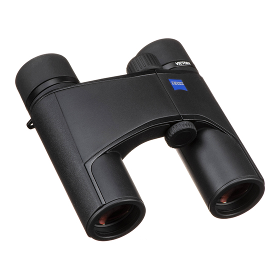 Zeiss Victory Compact 8x20 T Instructions For Use Manual