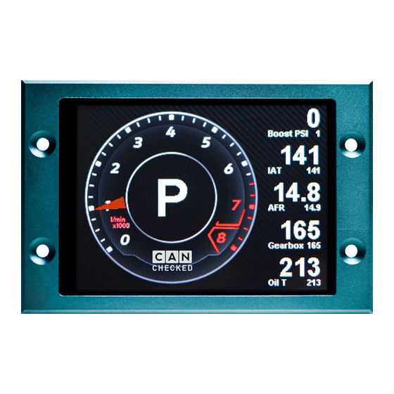 CANchecked MFD28 Quick Start Manual