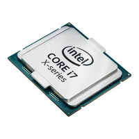 Intel core i7 X series Installation Instructions Manual