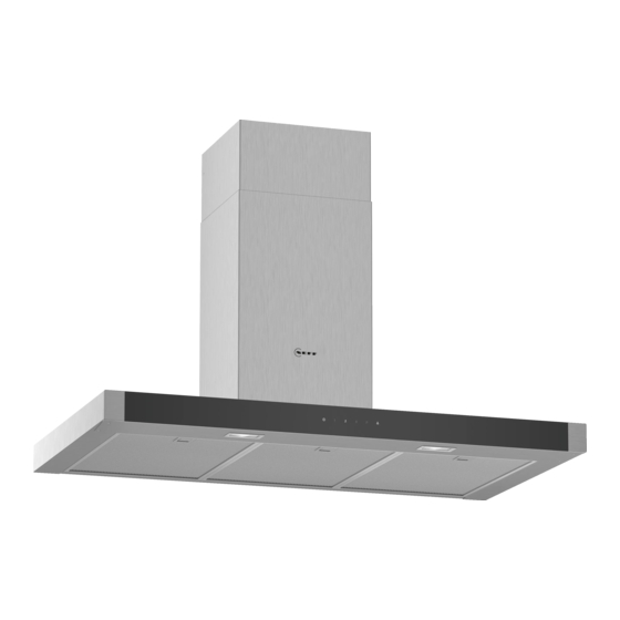 NEFF D94BHM1N0B Instructions For Installation And Use Manual