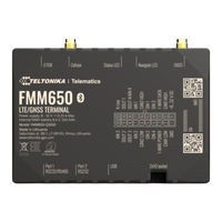 Teltonika Telematics FMM650 Quick Manual