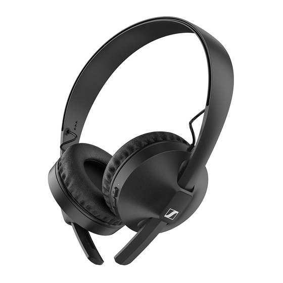 Sennheiser HD 250BT Quick Manual
