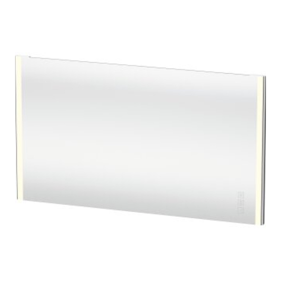 DURAVIT XSquare XS 7016 Installation Instructions Manual