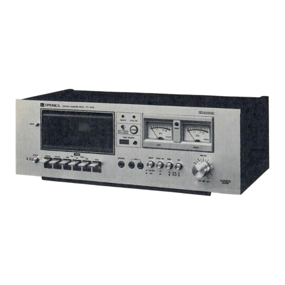 Sharp OPTONICA APSS RT-1616H Service Manual