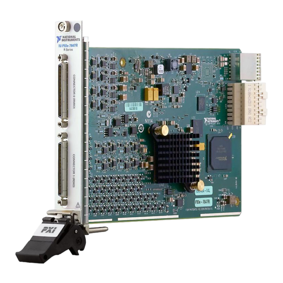 NI PXIe-7847 User Manual
