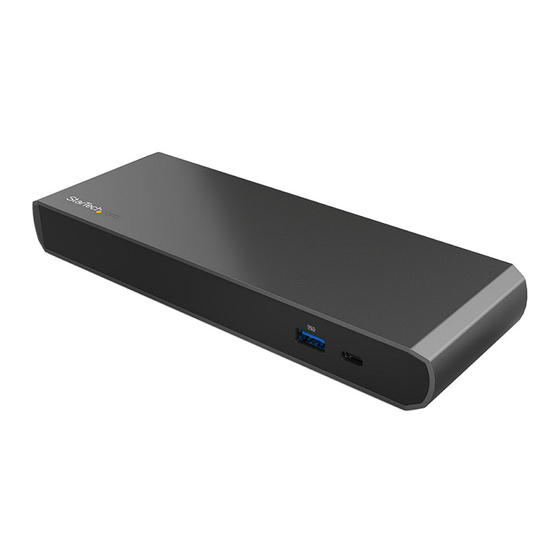 StarTech.com TB3DK2DPWUE User Manual
