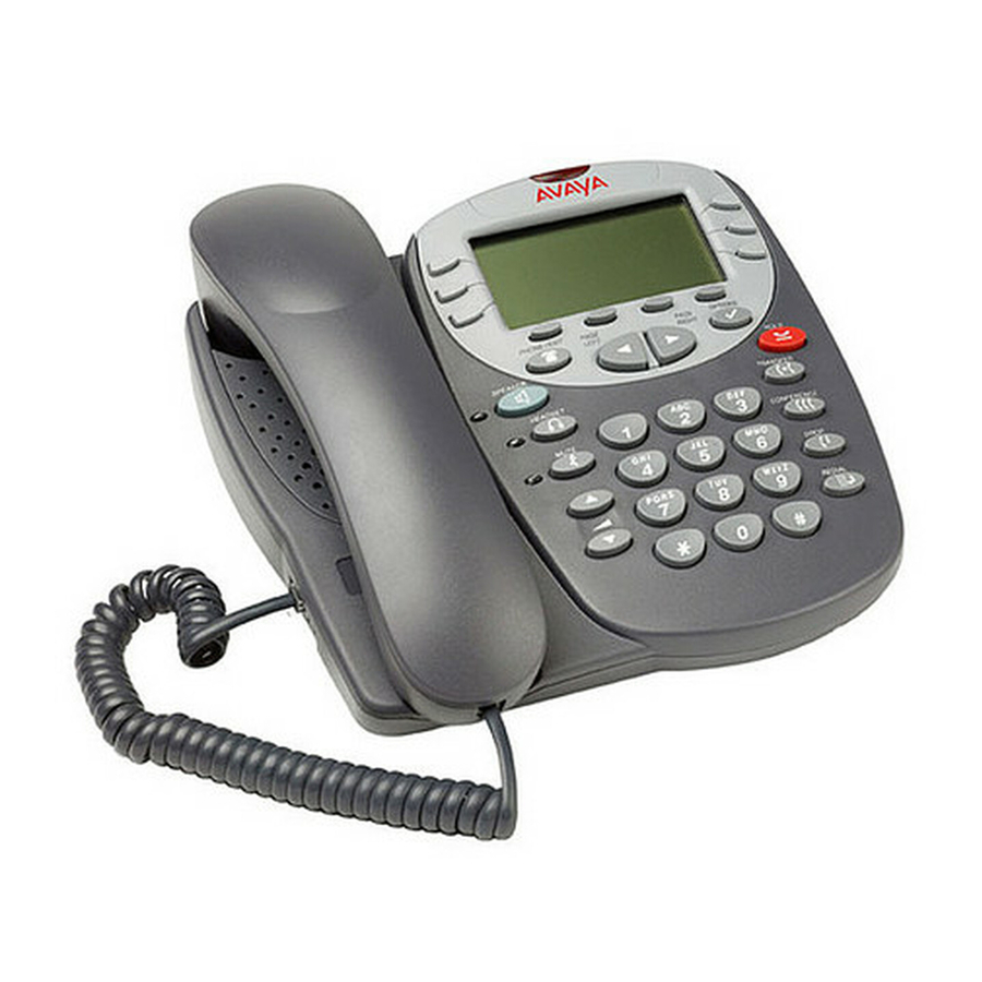 AVAYA 5610 USER MANUAL Pdf Download | ManualsLib