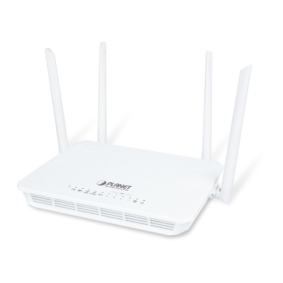 Planet WDRT-1202AC Quick Installation Manual