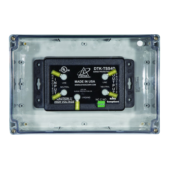 Ditek DTK-TSS4D Install Instructions