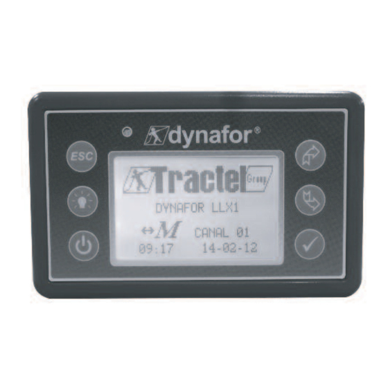 Tractel dynafor LLX1 Series Operation And Maintenance Manual