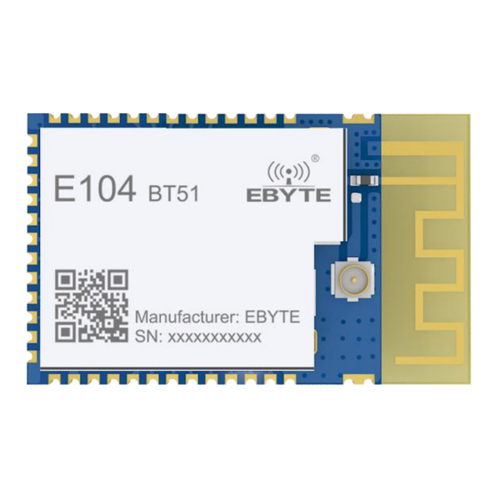 Ebyte E104-BT51 User Manual