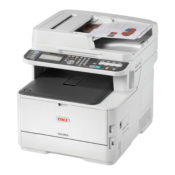 Oki MC363dn Manual