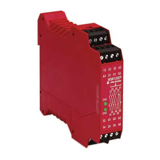 Rockwell Automation Allen-Bradley Guardmaster Minotaur MSR132E/ED Installation Instructions