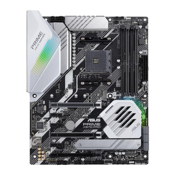 Asus PRIME X570-PRO ATX Motherboard Manuals