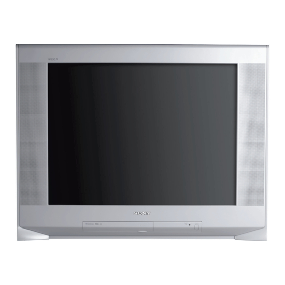 Sony Hi-Scan FD Trinitron WEGA KV-30HS420 Specifications