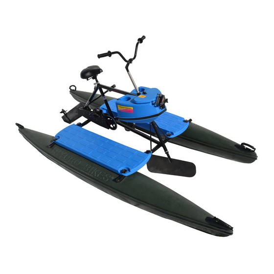 HydroBikes Explorer Water Bike Manuals