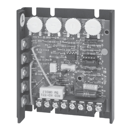 DART Controls 123D Instruction Manual
