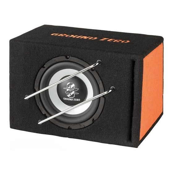 Ground Zero IRIDIUM Series Owner's Manual