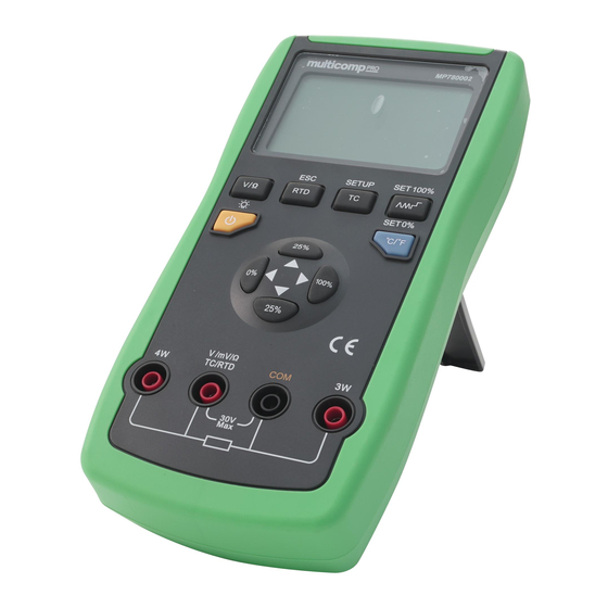 multicomp pro MP780002 Manual