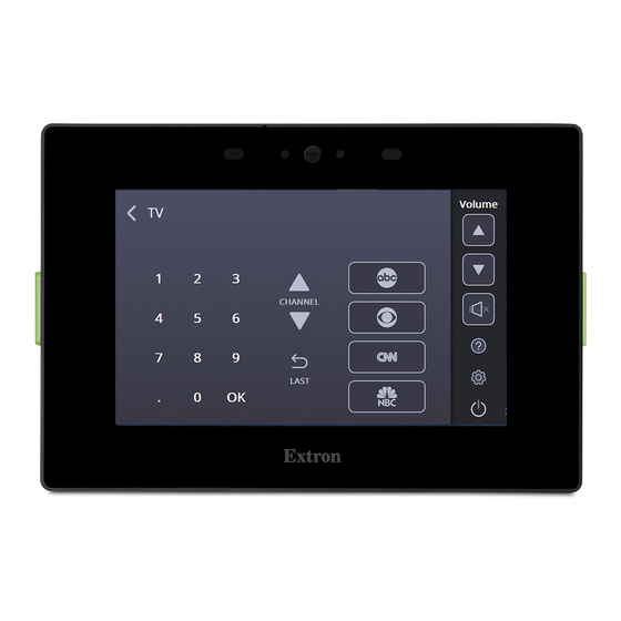 Extron electronics TLP Pro x25M Series Setup Manual