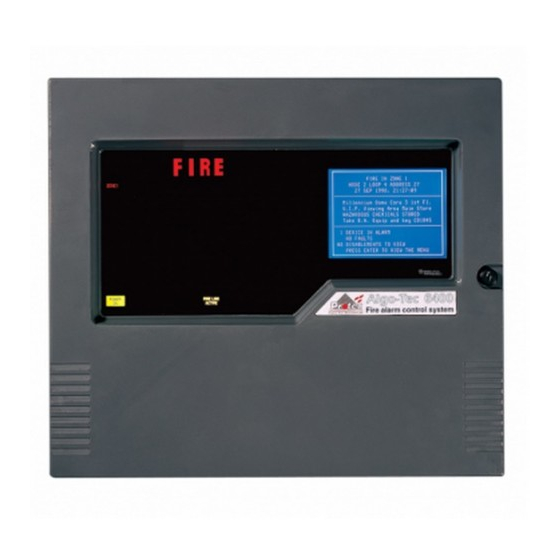 Protec Algo-Tec 6400 Quick Operating Manual