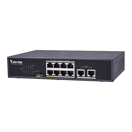 Vivotek AW-FET-100C Quick Installation Manual