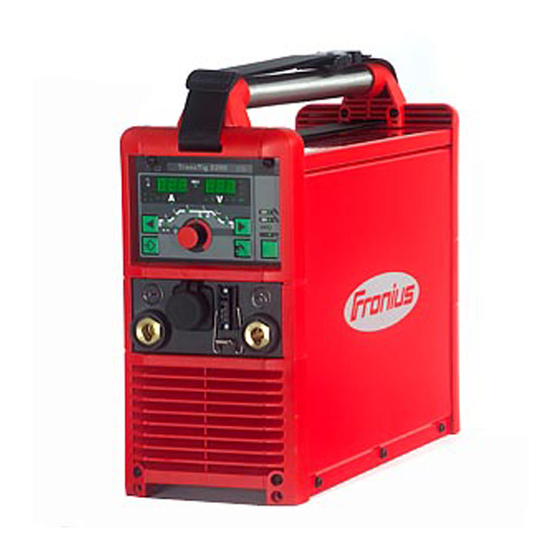 Fronius TransTig 800 Operating Instructions Manual