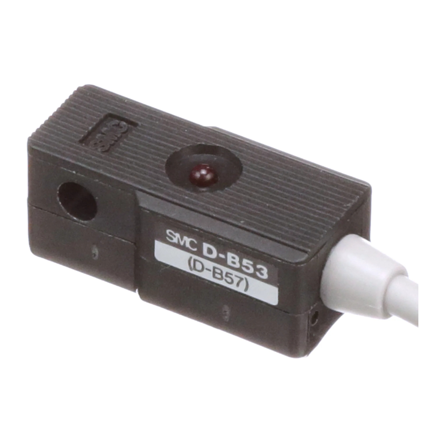 SMC D-B53, D-B54, D-B64, D-B59W Series - Reed Auto Switch Manual