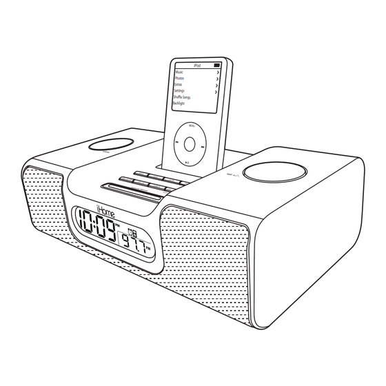 iHome iH3 User Manual