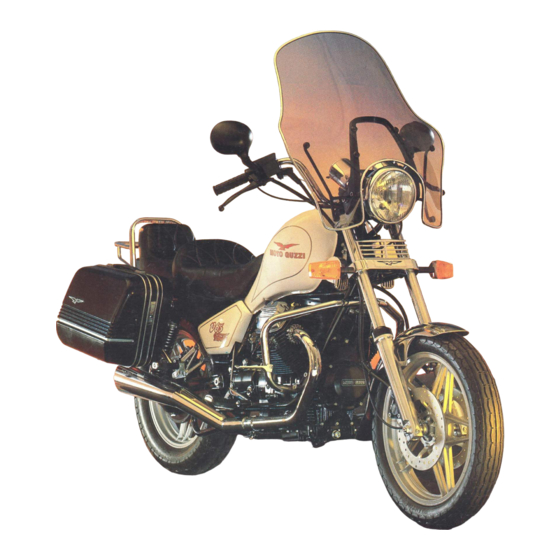 MOTO GUZZI V 35 FLORIDA Workshop Manual