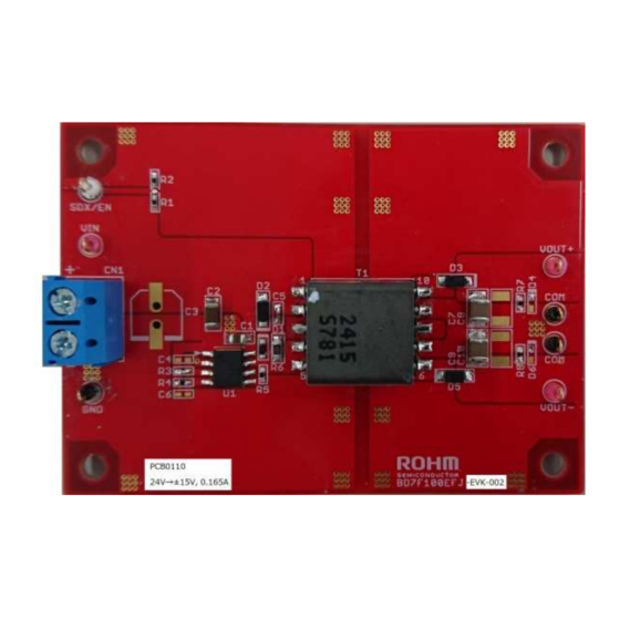 Rohm BD7F100EFJ-EVK-002 User Manual