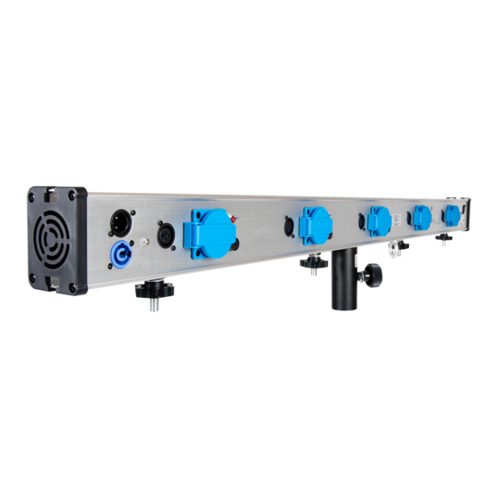 User Manuals: Stairville LED Power & DMX Bar Lighting
