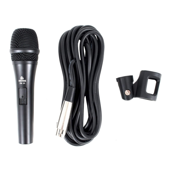 Devine DM 20 User Manual