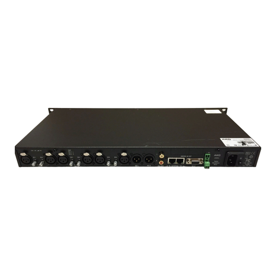Harman AKG DMM6 Quick Start Manual
