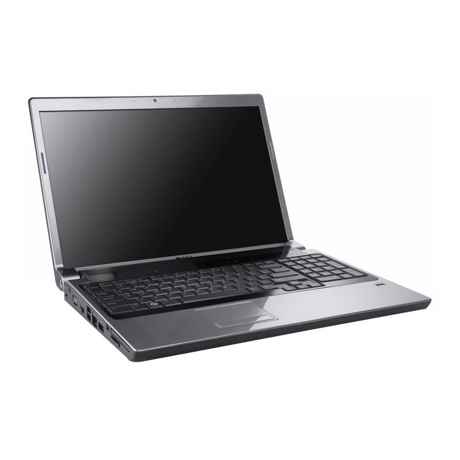 Dell Studio PP31L Laptop Dual CPU Manuals