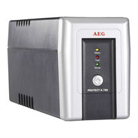 AEG PROTECT A. 700 Operating Instructions Manual