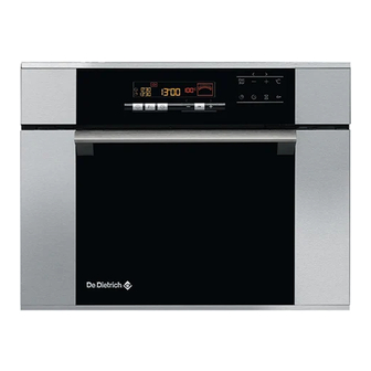 DeDietrich oven User Manual
