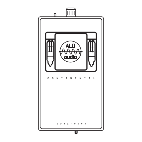 ALO Audio Continental Dual-Mono User Manual