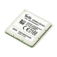 Telit Wireless Solutions GE864-QUAD Automotive V2 Hardware User's Manual