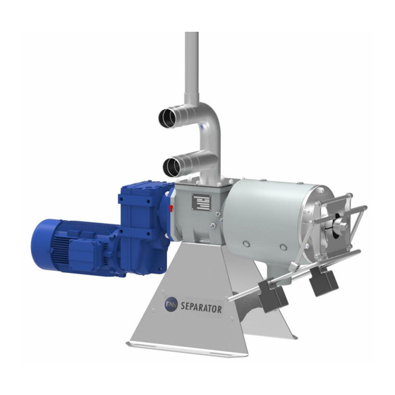 User Manuals: Bauer FAN Separator PSS 1.1-300 Treatment