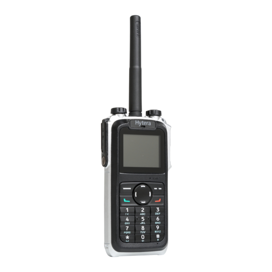 Hytera Z1PF5 TETRA Manual