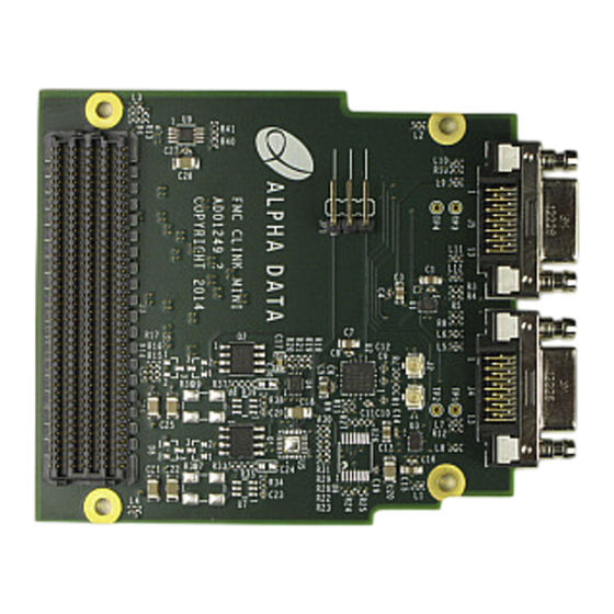 Alpha Data FMC-CLINK-MINI User Manual
